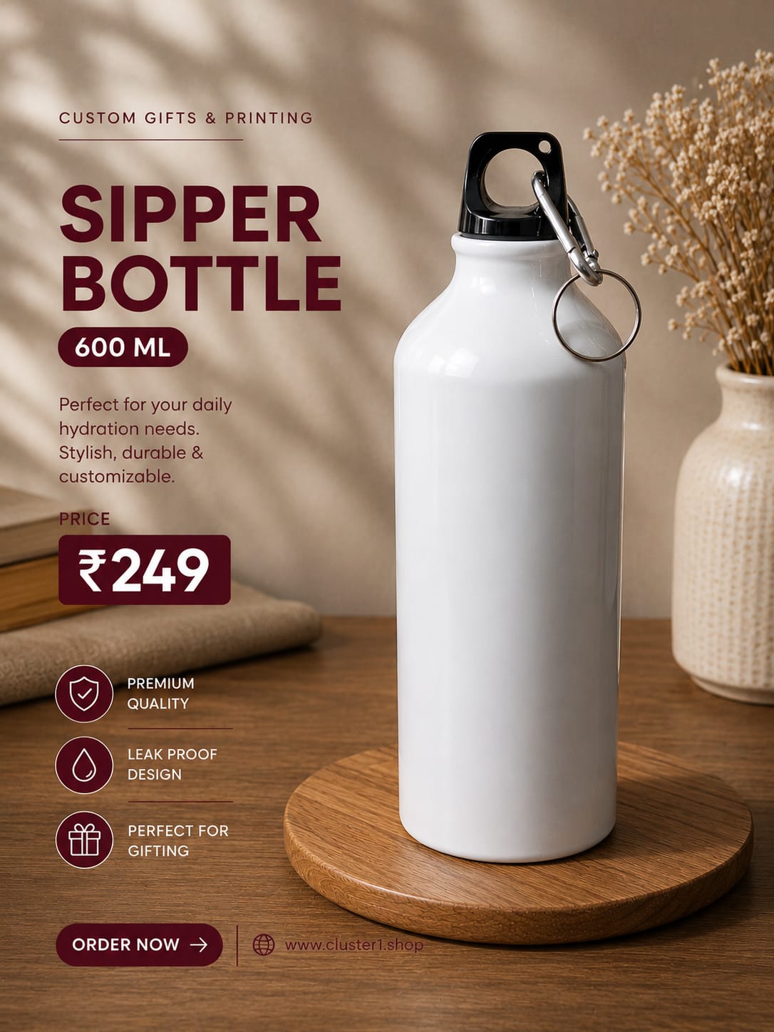 Sipper Bottle (600ml)